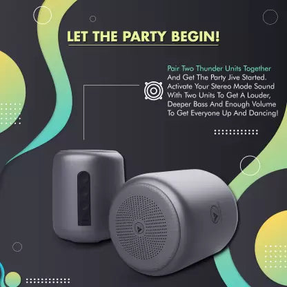 Wings WL-THUNDER-GREY 5 W Bluetooth Speaker (Grey, Black, Mono Channel) Wings WL-THUNDER-GREY 5 W Bluetooth Speaker (Grey, Black, Mono Channel)
